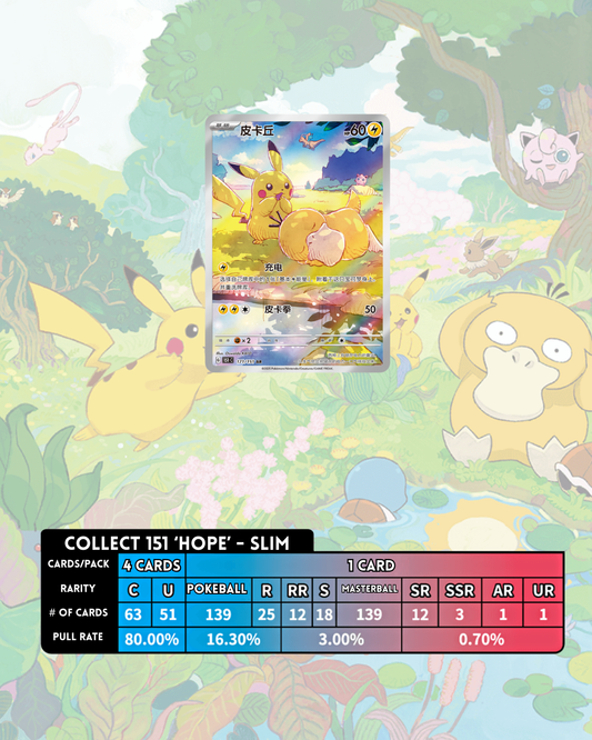 Pokémon TCG Collect 151 ‘Hope’ Booster Box (Simplified Chinese)