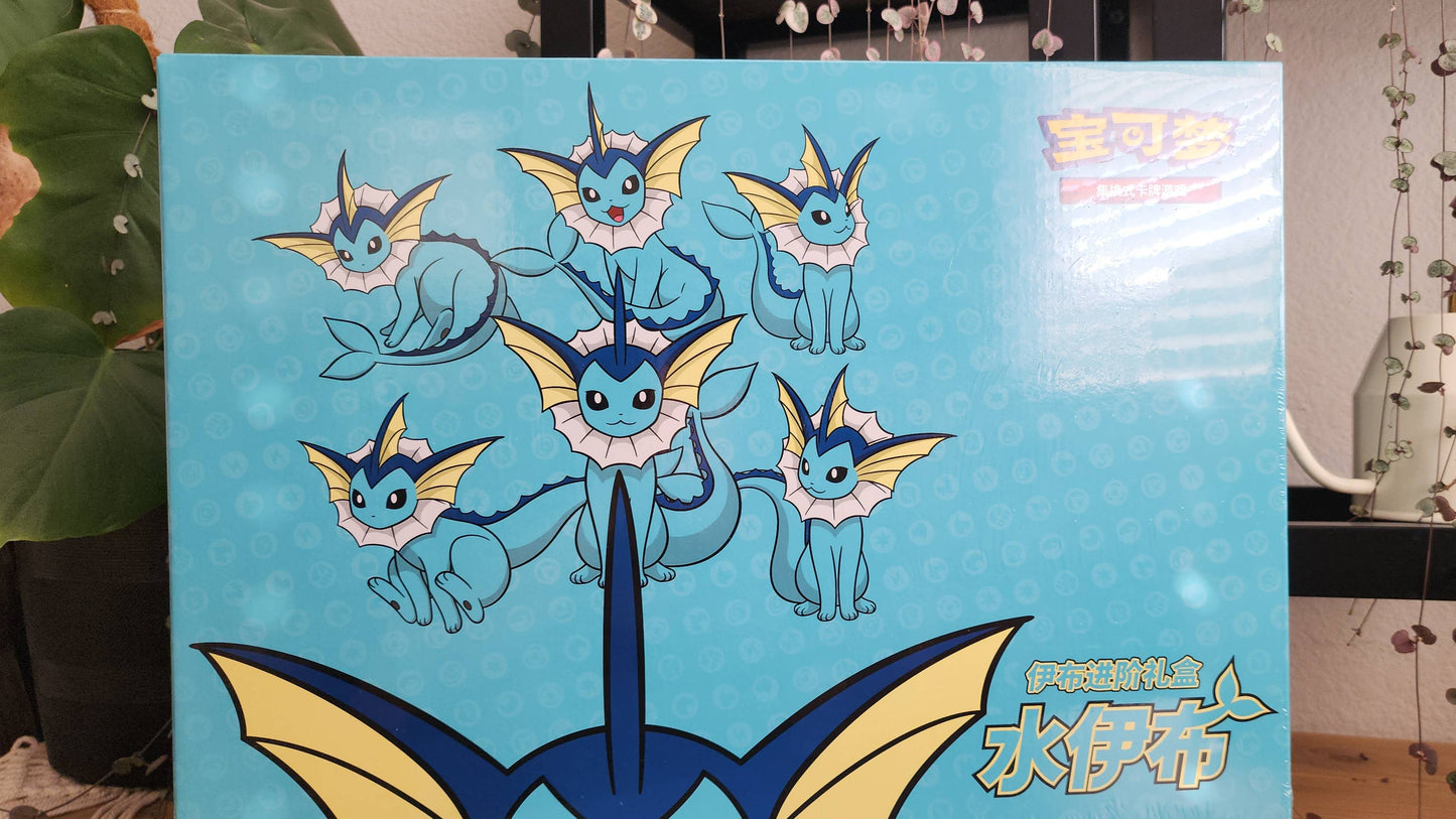 Pokémon TCG Vaporeon Eeveelution Gift Box (Simplified Chinese)