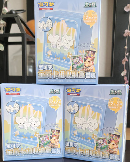 Pokémon TCG Illustration Rare Metal Deck Storage Box – Blind Box (Simplified Chinese)