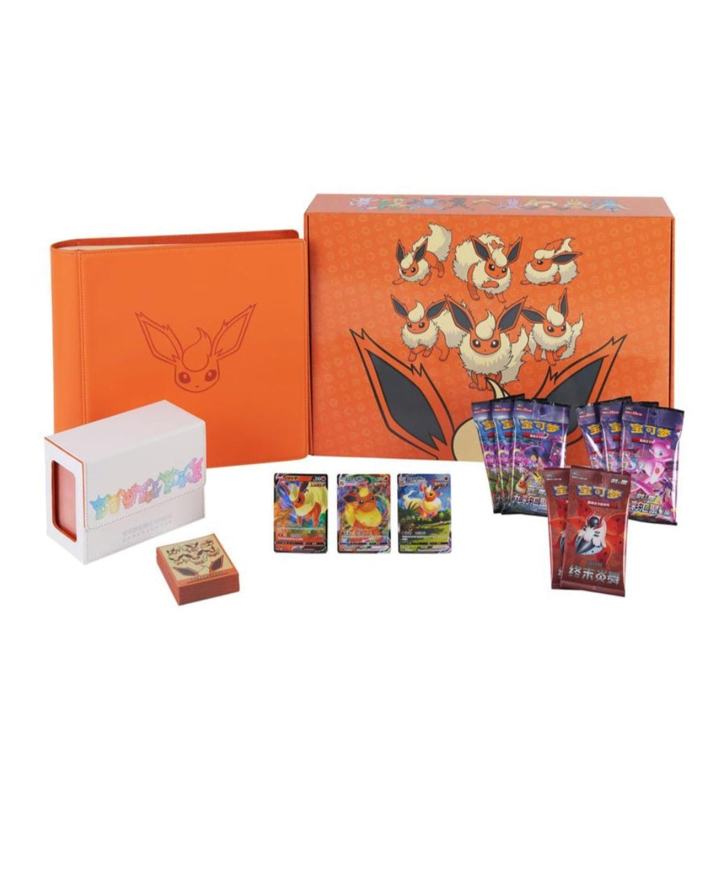 Pokémon TCG Flareon Eeveelution Gift Box (Simplified Chinese)