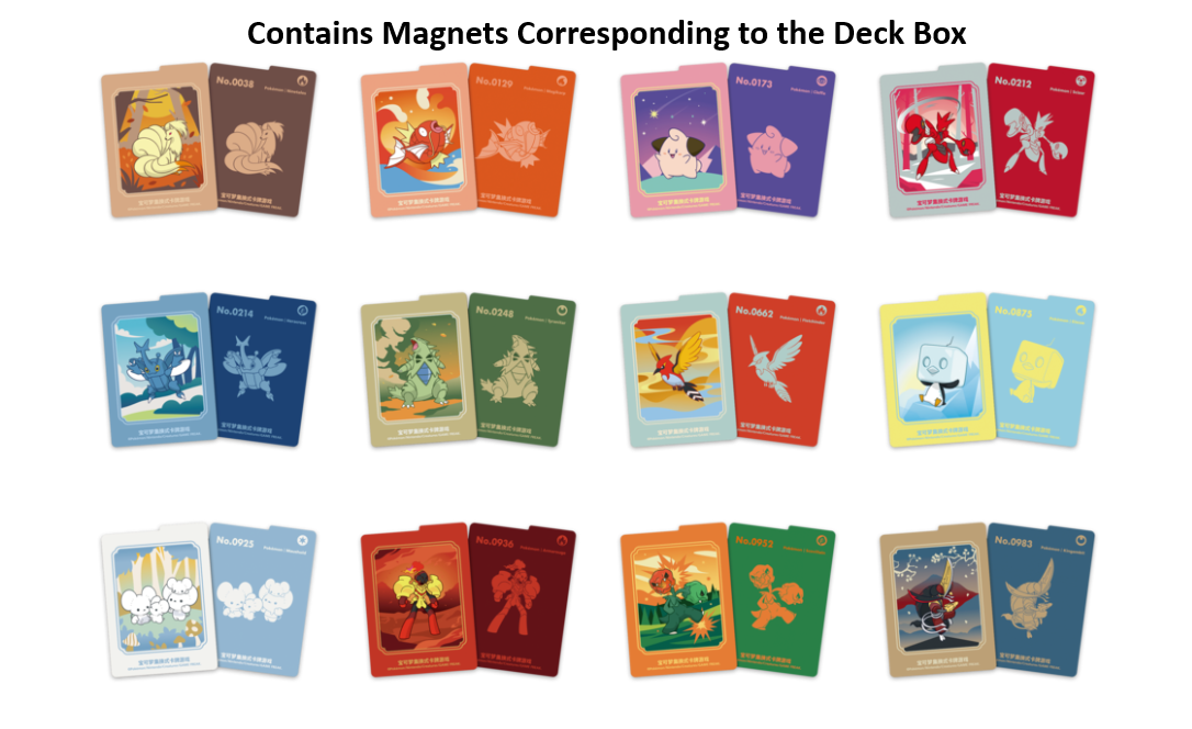 Pokémon TCG Illustration Rare Metal Deck Storage Box – Blind Box (Simplified Chinese)
